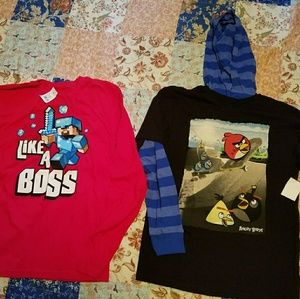 Boys long sleeve t shirts